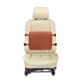 thumbnail image 4 of Burnt Orange Lumbar Pillow, Hand Drawn Onion Outline Style Vegetables Warm Colored Background, Soft Back Cushion Office Chairs with Adjustable Straps, 14" x 13", Burnt Orange and White, by Ambesonne, 4 of 7