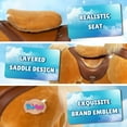 thumbnail image 5 of PonyCycle Light Brown Pony Ride on Horse Size 3 Plush Mechanical Toy with Brake Ages 3–4, Indoor Outdoor, Birthday Gift Advanced Model Y371, 5 of 9