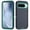 Green, variant on For Google Pixel 9 6.3 inch Shockproof Rugged Full Body Protection Heavy Duty Dust/Drop Proof 3-Layer Cover Case​,Blue,For Google Pixel 9