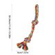 thumbnail image 3 of Cuerda de algodón para perros con nudos – Cuerda resistente para la dentición de cachorros, juguete interactivo de tira y afloja para la limpieza bucal y el alivio de las encías., 3 of 6
