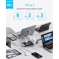thumbnail image 2 of Estación de carga Anker (100 W), regleta USB C 9 en 1 con protección contra sobretensiones de 300 J, 2 of 5