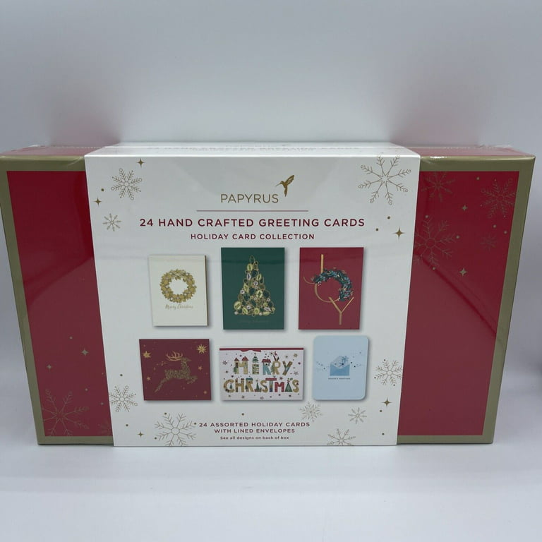 Dior Holiday Christmas Card Decor | Qty of 4