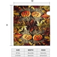 thumbnail image 5 of Halloween Cookies Autumn Leaves Mailbox Cover Magnetic Wooden Background Waterproof Mailbox Wraps Post Letter Box Decor 21x18 in, 5 of 6