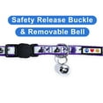 thumbnail image 5 of Pawtitas Glow In The Dark Cat Collar with Safety Buckle and Bell, 5 of 6