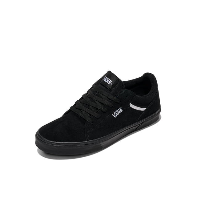 Zapatillas Vans Seldan para Hombre Inspiradas en Tenis de Gamuza Negra Talla 13