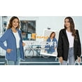 thumbnail image 5 of Rosvigor Women Lightweight Jackets Hooded Windbreaker Women Portable Waterproof Raincoat Hiking Travel Jackets, 5 of 7