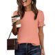 thumbnail image 5 of TaTaai Delicate Sleeve Blouse for Women, Airy Summer T-Shirt, Soft Detailed Top, Ideal for Casual, Vacation, Evening Events and Seasonal Activities Gift, 5 of 6