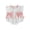 Pink, variant on BemeyourBBs Newborn Baby Girls Summer Clothes Jacquard Bubble Romper Bow Decorated Ruffle Sleeveless Crew Neck Bodysuit Playsuit