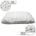 thumbnail image 3 of Jasmine Pet Bed, Pastel Simplistic Spring Art with Abstract Flowers Leaves and Dots, Chew Resistant Pad for Dogs and Cats Cushion with Removable Cover, 24" x 39", White Purple Grey, by Ambesonne, 3 of 4