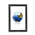 thumbnail image 2 of M&T Displays Lockable Snap Poster Frame 8.5x11 Inch Black 1.25" Aluminum Profile Front Loading Wall Mounting Photo Picture Document Certificate Sign Holder Mitered Corner Anti Glare Cover, 2 of 8
