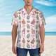 thumbnail image 2 of Balery Hello Easter Camisas hawaianas de manga corta para hombre, camisas playeras de corte holgado, camisas de vacaciones con botones,Large, 2 of 7