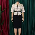 thumbnail image 3 of Women's Half Sleeve Dresses Fall Casual Sexy Fashion Cocktail Dress Work Dresses, 3 of 8