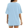 thumbnail image 2 of [2025 New Model]Zoyami Womens Oversized T Shirt Graphic Tee Casual Summer Loose Short Sleeve TopHip-hop street style, 2 of 10