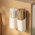 thumbnail image 4 of HIBIBUD Storage Box Storage Containers Magnetic Fridge Storage Box,Wall Mount Organizer for Straws,Chopsticks,Stationery,Kitchen Bathroom,Space Saving,No Drill,Food Safe Fridge Magnet Organizer, 4 of 7