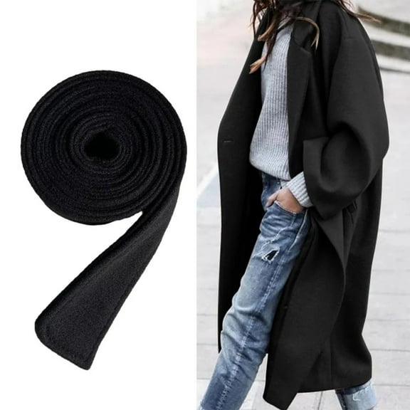 Woolen Coat Belt, Adjustable Double-Sided Slimming Decorative Strap, Wool Material Suitable For Men Women Daily Outdoor And Leisure Travel