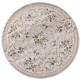 thumbnail image 2 of HomeRoots 352679 7 ft. 10 in. Round Polypropylene Light Grey Area Rug, 2 of 2