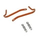 thumbnail image 4 of 1 par de protectores de manos para motocicleta, repuesto de alto rendimiento, reemplazo universal Naranja, 4 of 9