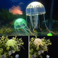thumbnail image 3 of Novelty Small Size Jellyfish Ornament Aquarium Decor Aquarium Landscaping Hot Selling Vivid Jellyfish Glowing Jellyfish Fish Tank Decoration Artificial Jellyfish PINK, 3 of 8