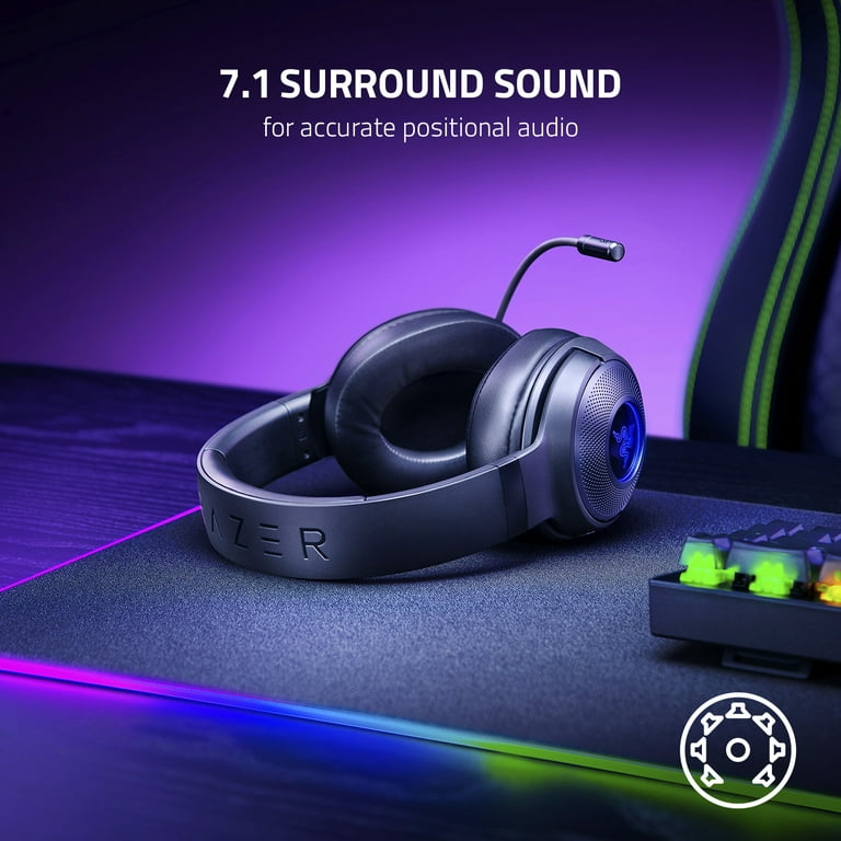 Razer Kraken X Essential Gaming Headset - 7.1 Surround Sound