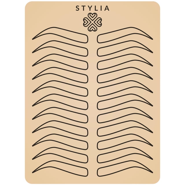 Microblading Supplies Inkless Double Sided Practice Skin For Eyebrow Tattoos: Permanent Makeup Silicone Skins To Practice Brow Micro-Blading And Needling, Fake Skin Sheets (12 Bl
