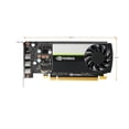 thumbnail image 2 of PNY T400 VCNT4004GB-PB 4GB 64-bit GDDR6 PCI Express 3.0 x16 Low Profile Workstation Video Card, 2 of 5