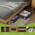 thumbnail image 3 of Shoe Organizer Under Bed, Fits 32 Pairs, Under Bed Shoe Storage Boxes with Study Handles and Clear Cover, zapateras Organizer for Shoes, Set of 2, 3 of 9