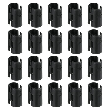 Uxcell Wire Shelving Shelf Lock Clips, Plastic Shelving Clips for 3/4" Post Shelving, Shelving Sleeves Replacements