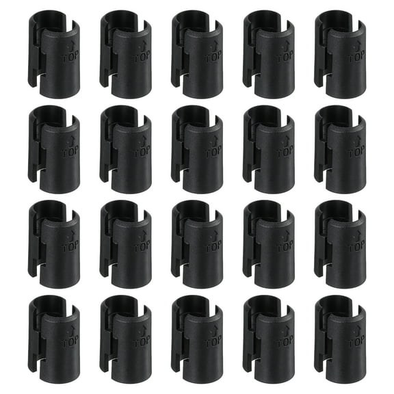 Uxcell 50Pcs Wire Shelving Shelf Lock Clips, Plastic Shelving Clips for 3/4" Post Shelving