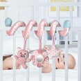 thumbnail image 7 of Car Seat Toys for Baby 0-6 Months, Pink Piggy Spiral Plush Toy for Crib Carseat with Mirror Rattles Baby Essentials, 7 of 7