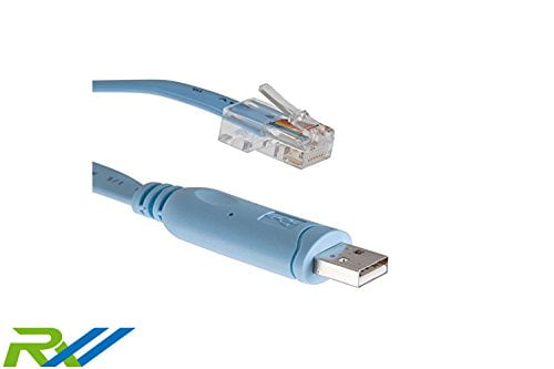For det andet sandaler audition Cisco Compatible Console Cable, 6ft, CAB-CONSOLE-USB-RJ45 - Walmart.com