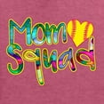 thumbnail image 2 of Wild Bobby, Colorful Tennis Mom Squad, Sports, Unisex Graphic Hoodie Sweatshirt, Vintage Heather Red, Large, 2 of 4