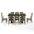 thumbnail image 4 of Crosley Furniture Joanna 9-Piece Dining Table Set in Dark Oak/Creme, 4 of 6
