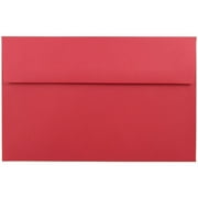 JAM Paper & Envelope A10 Envelopes, 6 x 9 1/2, Red Recycled, 50 per Pack
