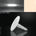 thumbnail image 3 of Jolux 5/6 inch LED Can Lights Adjustable Recessed Retrofit Downlight, 12W=60W, 5000K Daylight,800LM, Dimmable, 7.48" Trim Size, Easy Installation,4 Pack, 3 of 9