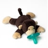 WubbaNub Monkey Infant Plush Pacifier Holder