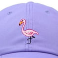 thumbnail image 2 of DALIX Flamingo Hat Women's Baseball Cap Lavender, 2 of 5