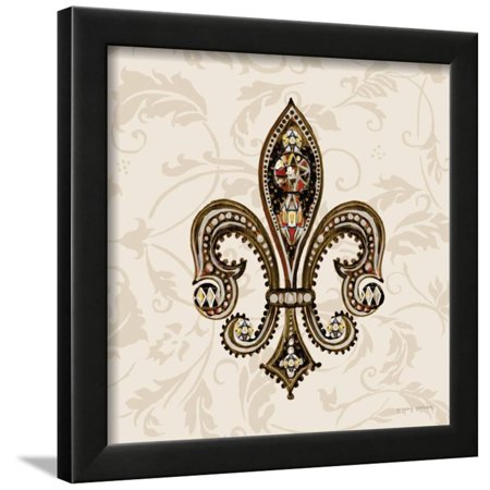 - Fleur de Lis Motif II Framed Print Wall Art By Gregory Gorham
