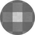 thumbnail image 1 of Ahgly Company Indoor Round Patterned Carbon Gray Area Rugs, 7' Round, 1 of 6