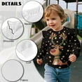 thumbnail image 6 of Garronmavis Christmas Deer Pullover Sweatshirt Comfortable Casual Long Sleeve Fall Winter Tops Versatile Girls Crewneck Sweatshirt Stylish Girl's Graphic Shirts Top for Girls Aged 2-3, 6 of 7