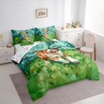 thumbnail image 3 of Manfei Cute Dog Lover Bedding Comforter Set 7pcs, Fashion Western Oil Printing King Bedding Sets, Kawaii Animal Theme Reversible Bed Sheets, Ultra Soft Bedroom Decor, 3 of 7