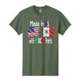 thumbnail image 2 of Made In USA With Mexican Parts T-shirt, Mexico T-shirt, 2 of 3