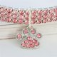 thumbnail image 2 of 4 Piezas Collares para Mascotas con Diamantes de Imitación Brillantes Collares para Perros con Colgante de Purpurina Collar de Gato de Cristal Ajustable Collar Elástico para Mascotas para Mascotas Pequeñas, Gatos, Perros, Cachorros (Blanco) JM, 2 of 5