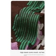 thumbnail image 4 of Retro three-dimensional relief socks thin women's mid length tube socks, 4 of 8