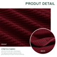 thumbnail image 4 of Hokway Stretch couch cushion Slipcovers Reversible cushion Protector Slipcovers Sofa cushion Protector covers(Wine,Small), 4 of 4