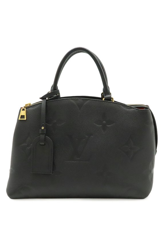 Pre-Owned LOUIS VUITTON Louis Vuitton Monogram Empreinte Petit Palais Handbag Noir Black...