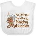 thumbnail image 3 of Inktastic Nonna and I Are Baking Buddies Boys or Girls Baby Bib, 3 of 4