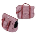 thumbnail image 2 of Small Pet Carrier for Small Dogs and Cats - Washable Semi-Open Pet Travel Tote Bag - Adjustable Strap Pet Carrier for Cat Travel Bag - 9.8 x 15.7 x 13 Inch - Rose, 2 of 7