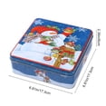 thumbnail image 2 of ACDANC 2026 New Christmas Cookie Tin Set of 4 - 6.8 Inch Vintage Metal Storage Boxes for Holiday Candy Exchange Parties & Teacher Gifts Cookie Tins, 2 of 7