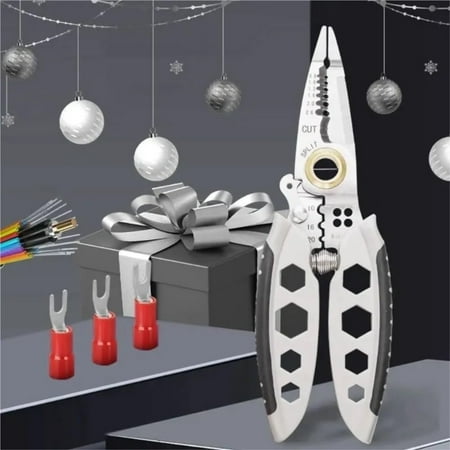 

Specialized Professional 7-inch Electrician‘s Versatile Wire Stripper and Cable Cutters - Essential Precision Crimping and Cutting Tool for Skilled Wire Stripping Professionals - Perfect