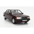 thumbnail image 4 of Triple 9 1993 Mercedes-Benz 190 E 2.3 Avantgarde (W201) Dark Red 1:18, 4 of 6